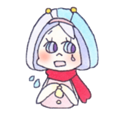 space girl sticker #1798221