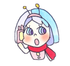 space girl sticker #1798235