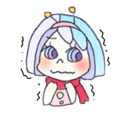 space girl sticker #1798236