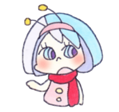 space girl sticker #1798237