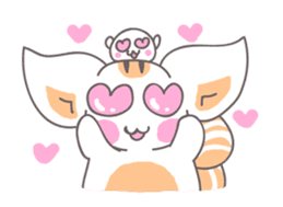 Odango and Risuneko sticker #1798361