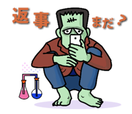 Haunted us and monsters sticker #1798472