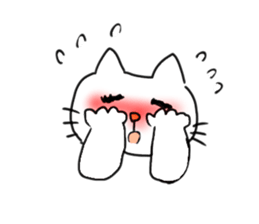 The cat liven up your LINE talk sticker #1798527