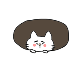The cat liven up your LINE talk sticker #1798530