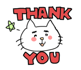 The cat liven up your LINE talk sticker #1798539