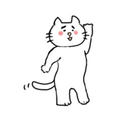 The cat liven up your LINE talk sticker #1798540