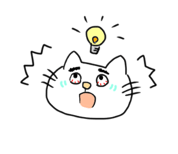 The cat liven up your LINE talk sticker #1798548