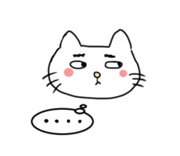 The cat liven up your LINE talk sticker #1798552