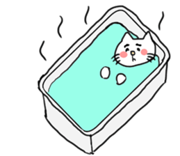The cat liven up your LINE talk sticker #1798558