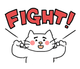 The cat liven up your LINE talk sticker #1798560