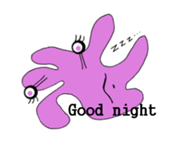 Cute colorful amoeba sticker #1798642