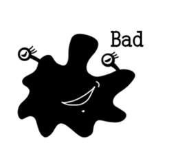 Cute colorful amoeba sticker #1798648