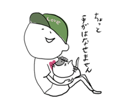 The chubby cat and his friends sticker #1799064