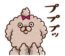 Mokopooh The Toy Poodle (scheming) sticker #1799727