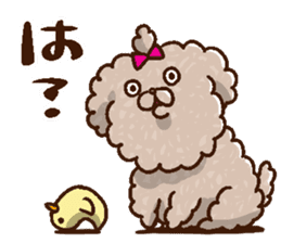 Mokopooh The Toy Poodle (scheming) sticker #1799732