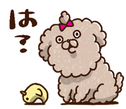 Mokopooh The Toy Poodle (scheming) sticker #1799732