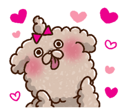 Mokopooh The Toy Poodle (scheming) sticker #1799744