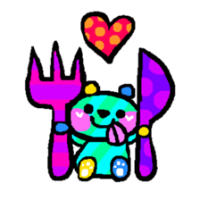 colourful sticker sticker #1800827