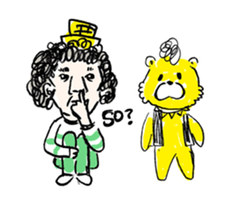 OLD MAN with villagers sticker #1801492