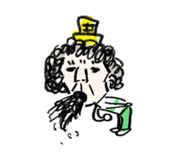 OLD MAN with villagers sticker #1801493