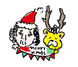 OLD MAN with villagers sticker #1801500