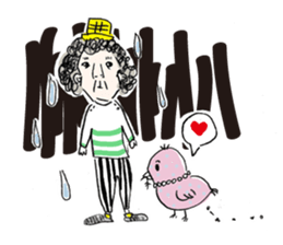 OLD MAN with villagers sticker #1801505