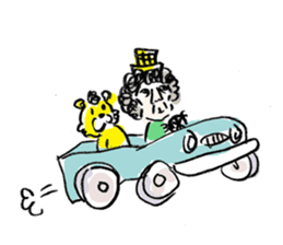 OLD MAN with villagers sticker #1801514