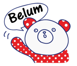 Border cat and Dotted bear Indonesian sticker #1801806