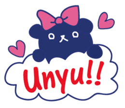 Border cat and Dotted bear Indonesian sticker #1801820