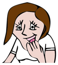 laugh too much sticker #1802095