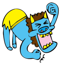 laugh too much sticker #1802105