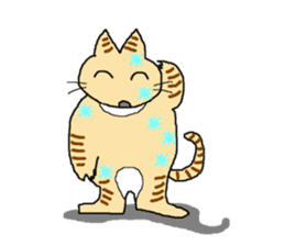 Cat with nine lives sticker #1802601