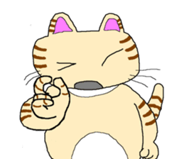 Cat with nine lives sticker #1802602