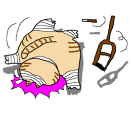 Cat with nine lives sticker #1802611