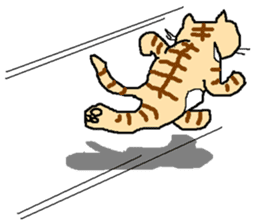 Cat with nine lives sticker #1802619