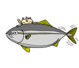 Cat with nine lives sticker #1802620