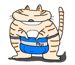 Cat with nine lives sticker #1802628