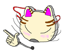 Cat with nine lives sticker #1802639