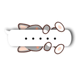 A cat with words sticker #1802661