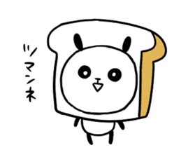 Panda bread sticker sticker #1802924