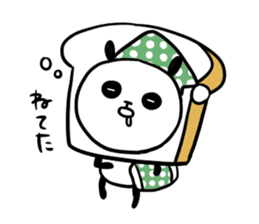 Panda bread sticker sticker #1802930