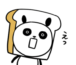 Panda bread sticker sticker #1802935