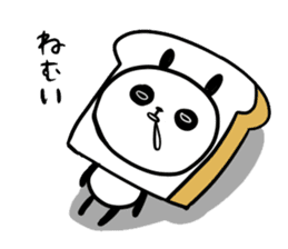 Panda bread sticker sticker #1802949