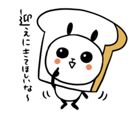 Panda bread sticker sticker #1802951