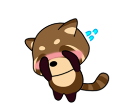 The lesser panda of bipedal locomotion sticker #1803128