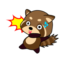 The lesser panda of bipedal locomotion sticker #1803135