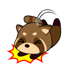 The lesser panda of bipedal locomotion sticker #1803146