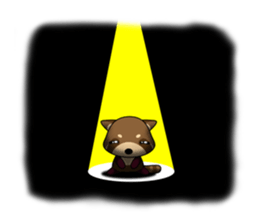 The lesser panda of bipedal locomotion sticker #1803159