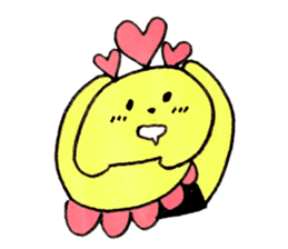 Life of a strange dog fluffy sticker #1803325