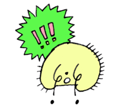 Life of a strange dog fluffy sticker #1803326